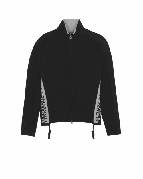 Sweat Zippé Fold Stuc Noir
