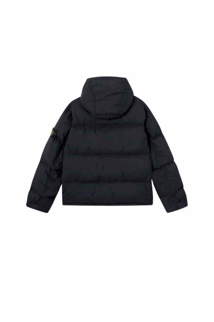 Parka Doudoune Courte Nylon Noir