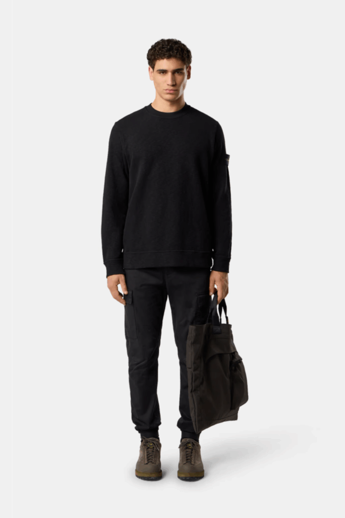Sweat Coton Noir Logo