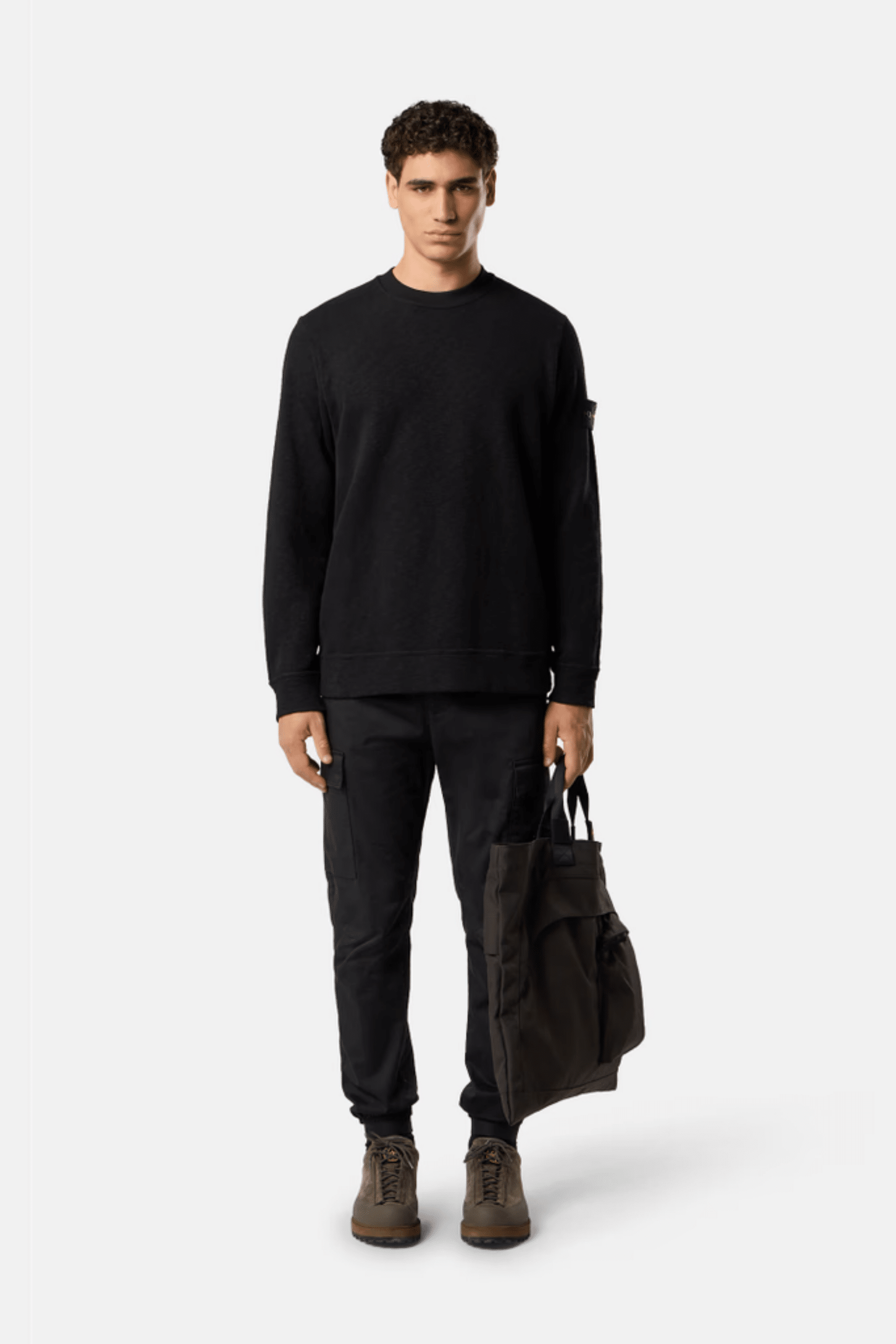 Sweat Coton Noir Logo