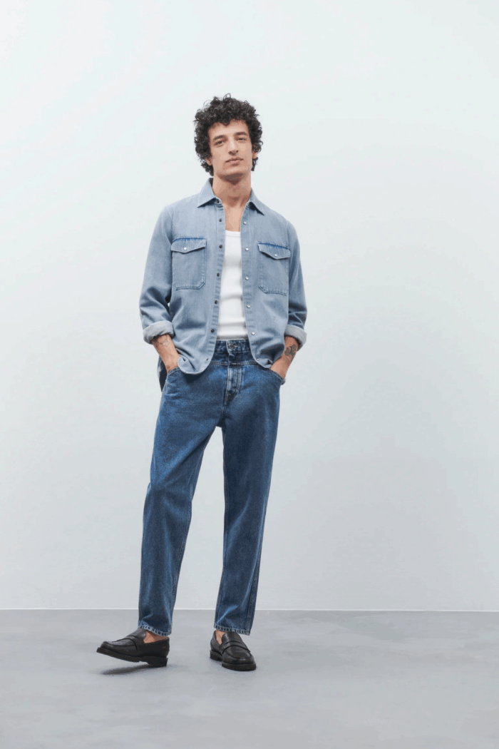 Jeans X-Lent Tapered Mid Blue