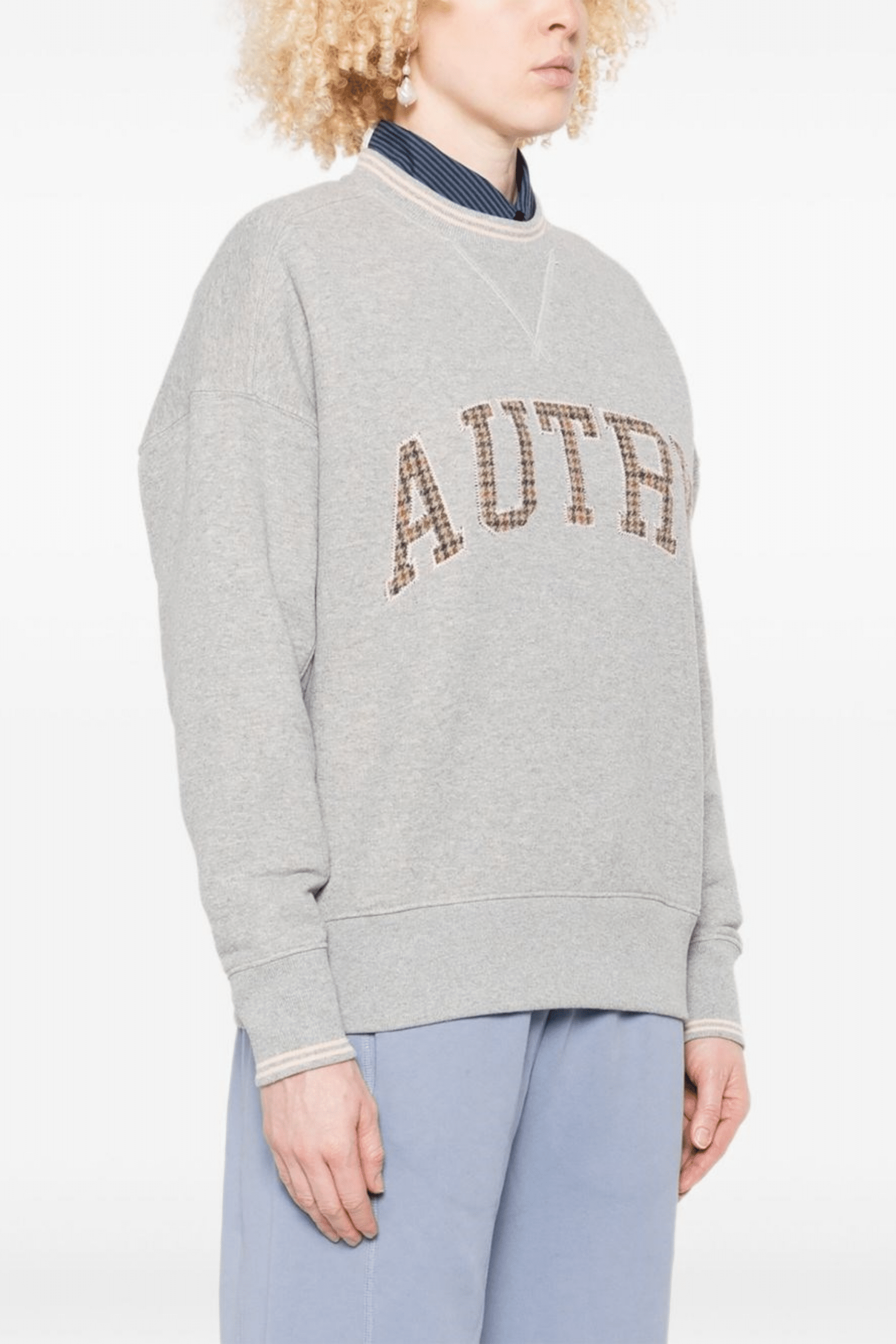 Sweat Coton Gris Logo