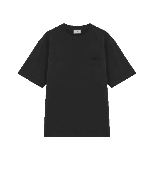 Tee-Shirt Coton Noir Logo