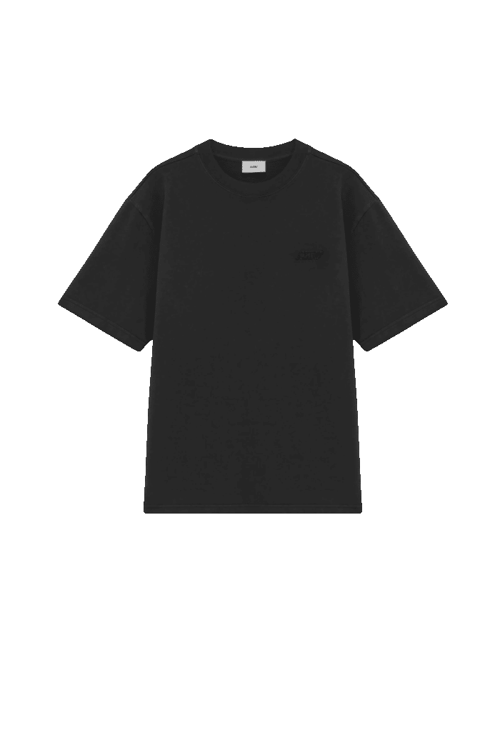 Tee-Shirt Coton Noir Logo