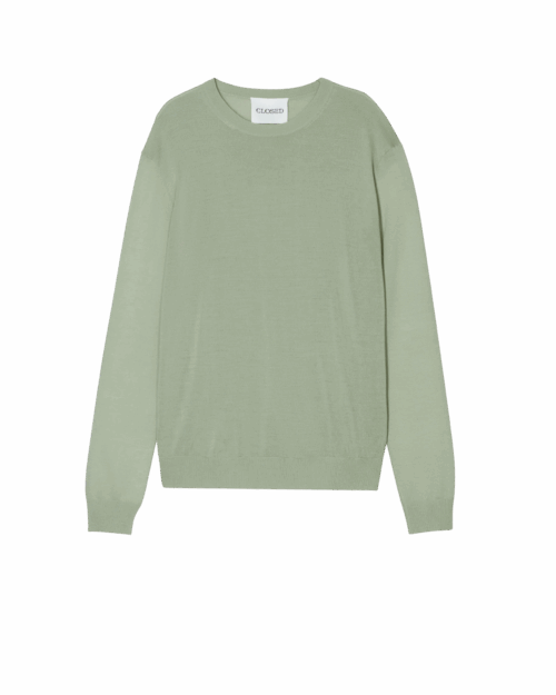 Pull Laine Vert Lichen