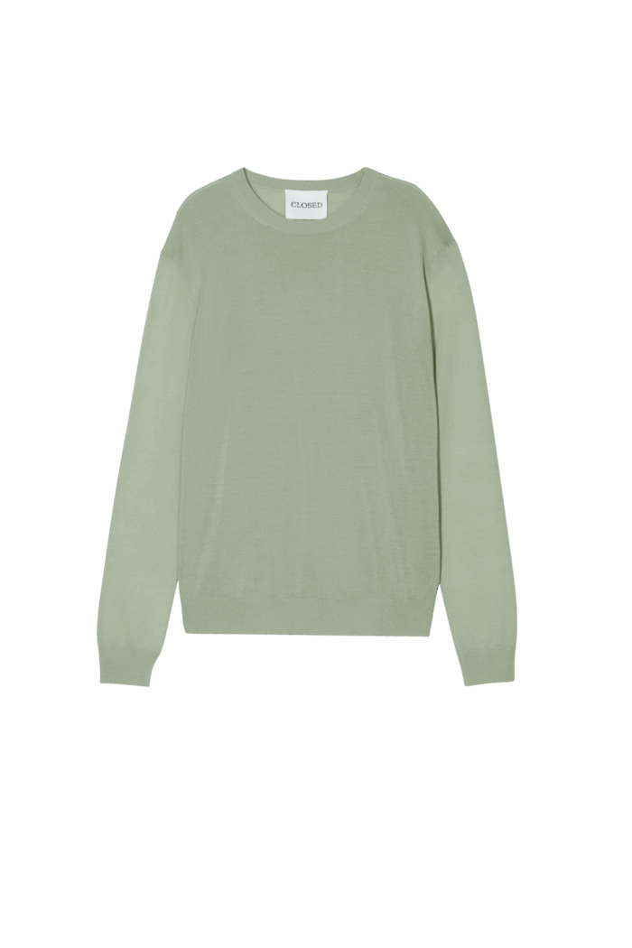 Pull Laine Vert Lichen