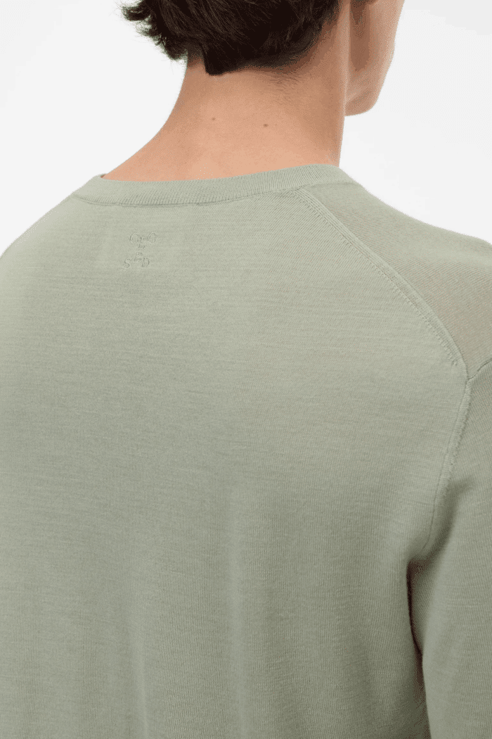 Pull Laine Vert Lichen