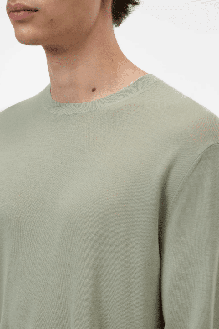 Pull Laine Vert Lichen