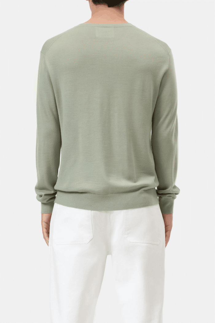 Pull Laine Vert Lichen