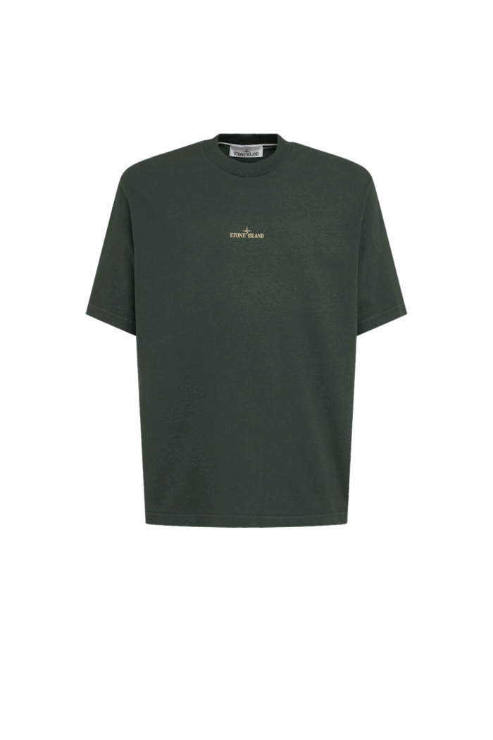 Tee-Shirt Logo Coton Vert