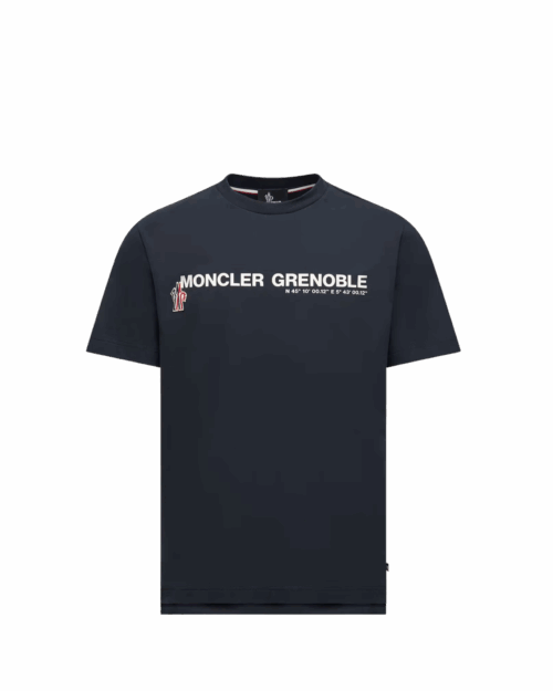 Tee-Shirt Logo Grenoble Coton Marine