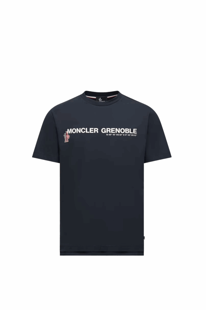 Tee-Shirt Logo Grenoble Coton Marine