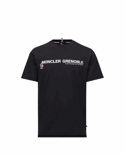 Tee-Shirt Logo Grenoble Coton Noir