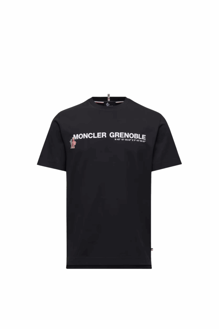 Tee-Shirt Logo Grenoble Coton Noir