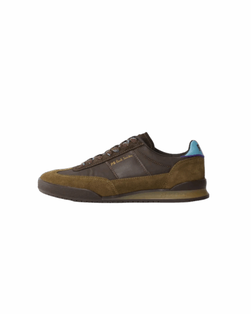 Sneakers Dover Cuir Marron.