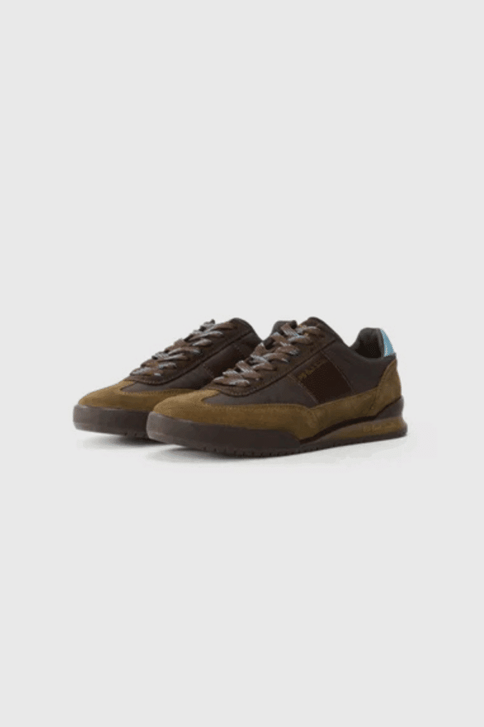 Sneakers Dover Cuir Marron.