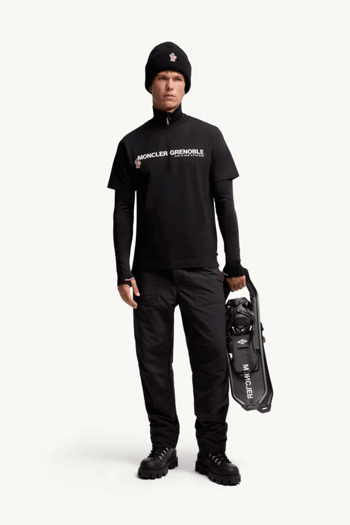Tee-Shirt Logo Grenoble Coton Noir