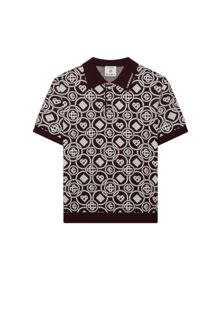 Polo Tricot Coton Monogrammé