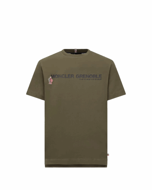 Tee-Shirt Logo Grenoble Coton Kaki