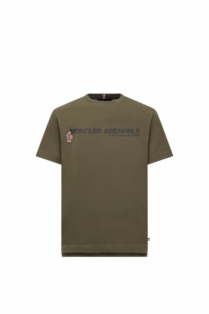 Tee-Shirt Logo Grenoble Coton Kaki