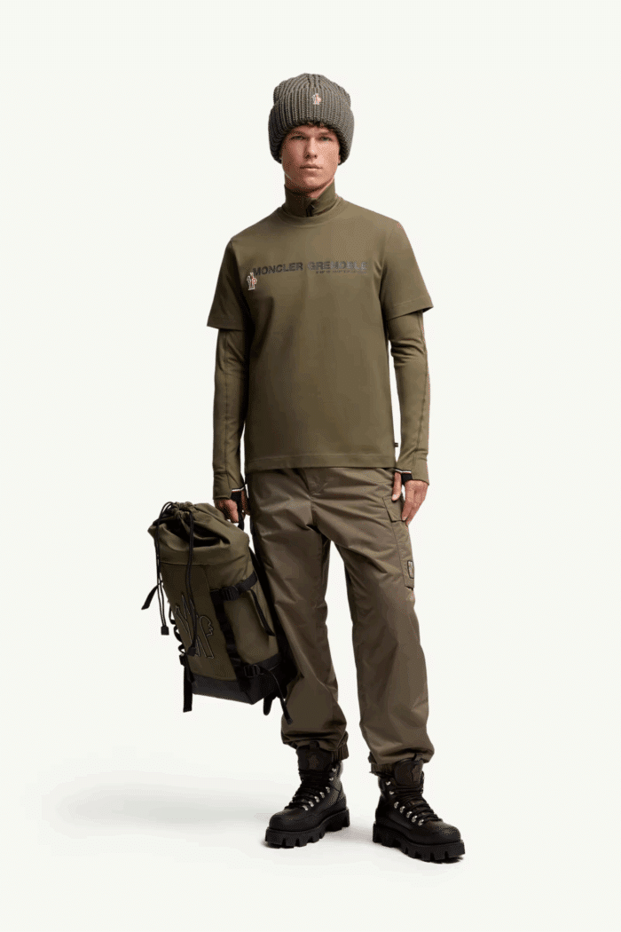 Tee-Shirt Logo Grenoble Coton Kaki