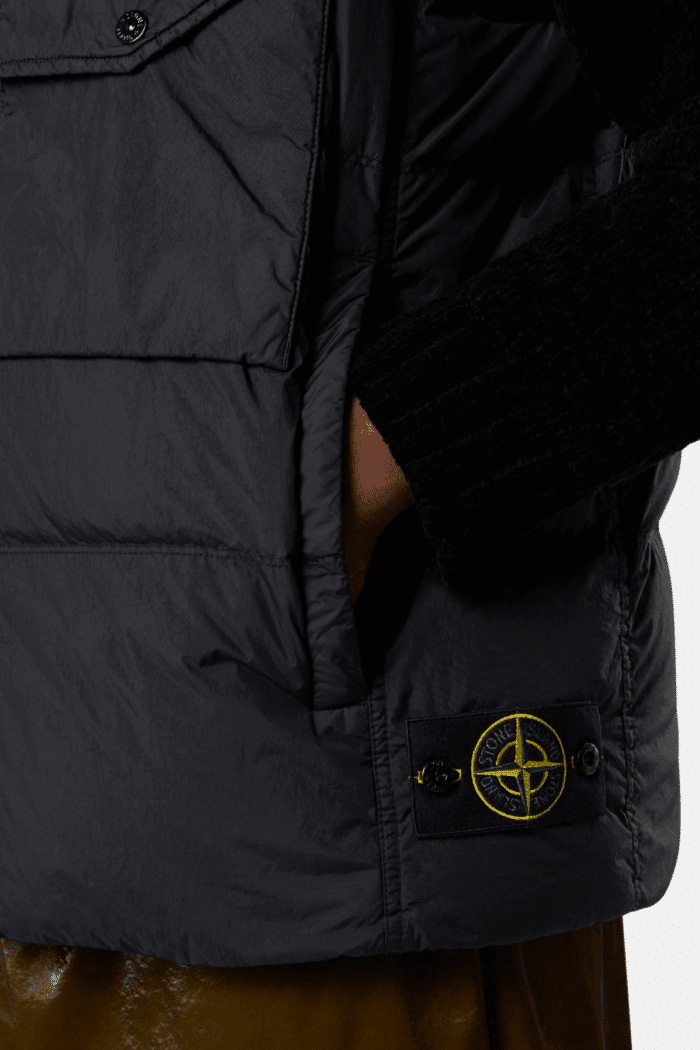 Gilet Doudoune Nylon Noir