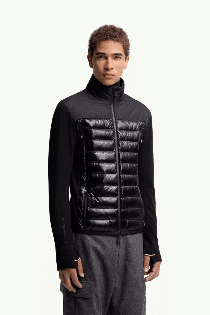 Cardigan Matelassé Noir Ligne Grenoble