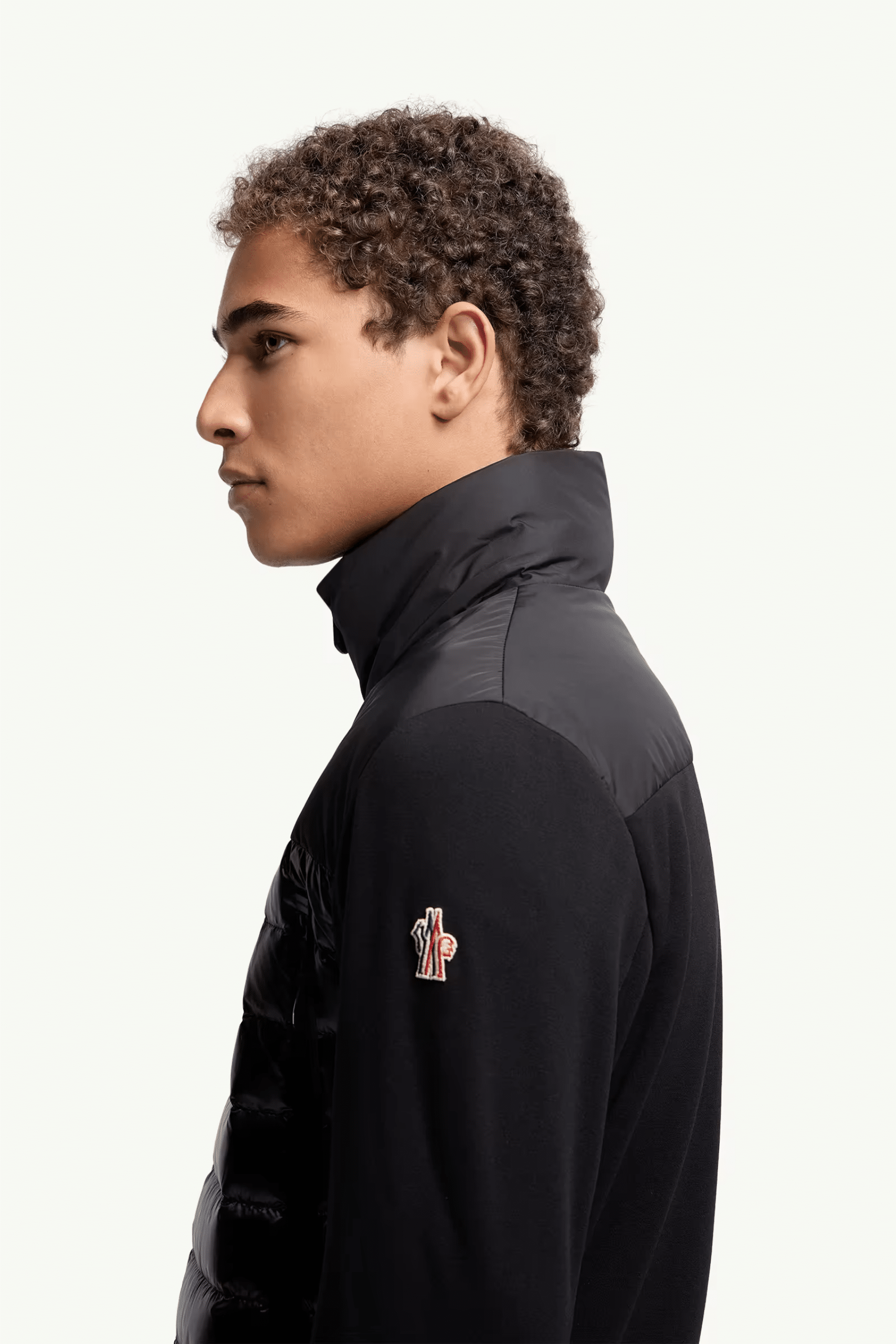 Cardigan Matelassé Noir Ligne Grenoble