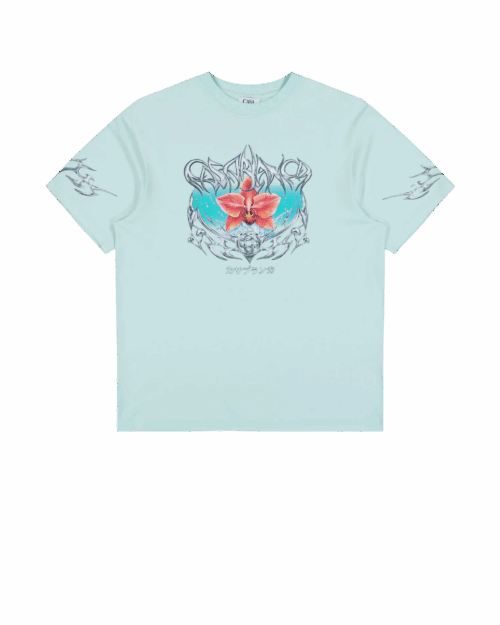 Tee-Shirt Oversize Blades Bleu Ciel