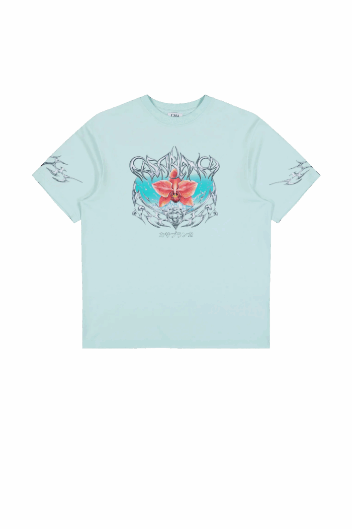 Tee-Shirt Oversize Blades Bleu Ciel