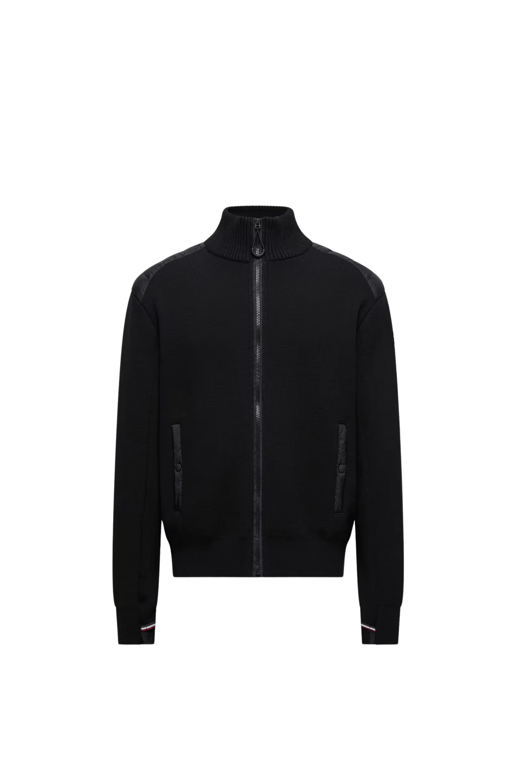 Cardigan Matelassé Laine Noir Grenoble
