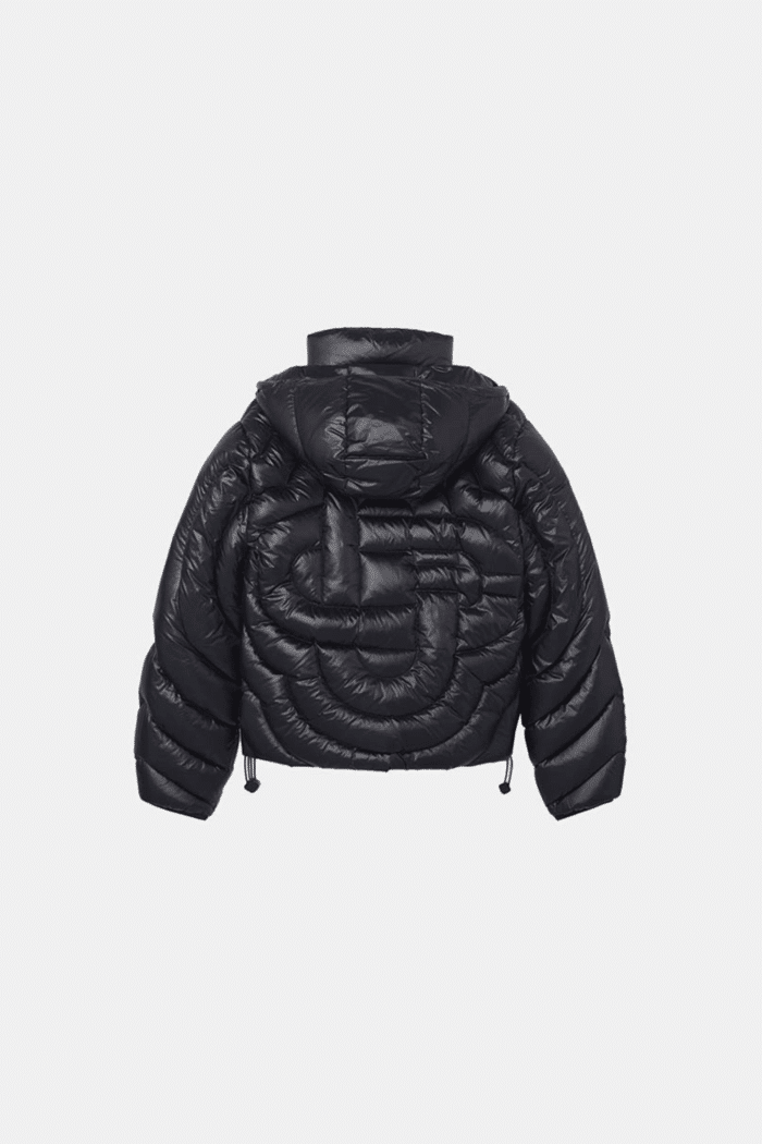 Doudoune Monogrammé Nylon Noir