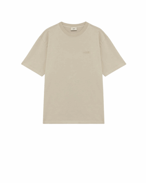 Tee-Shirt Coton Beige Logo