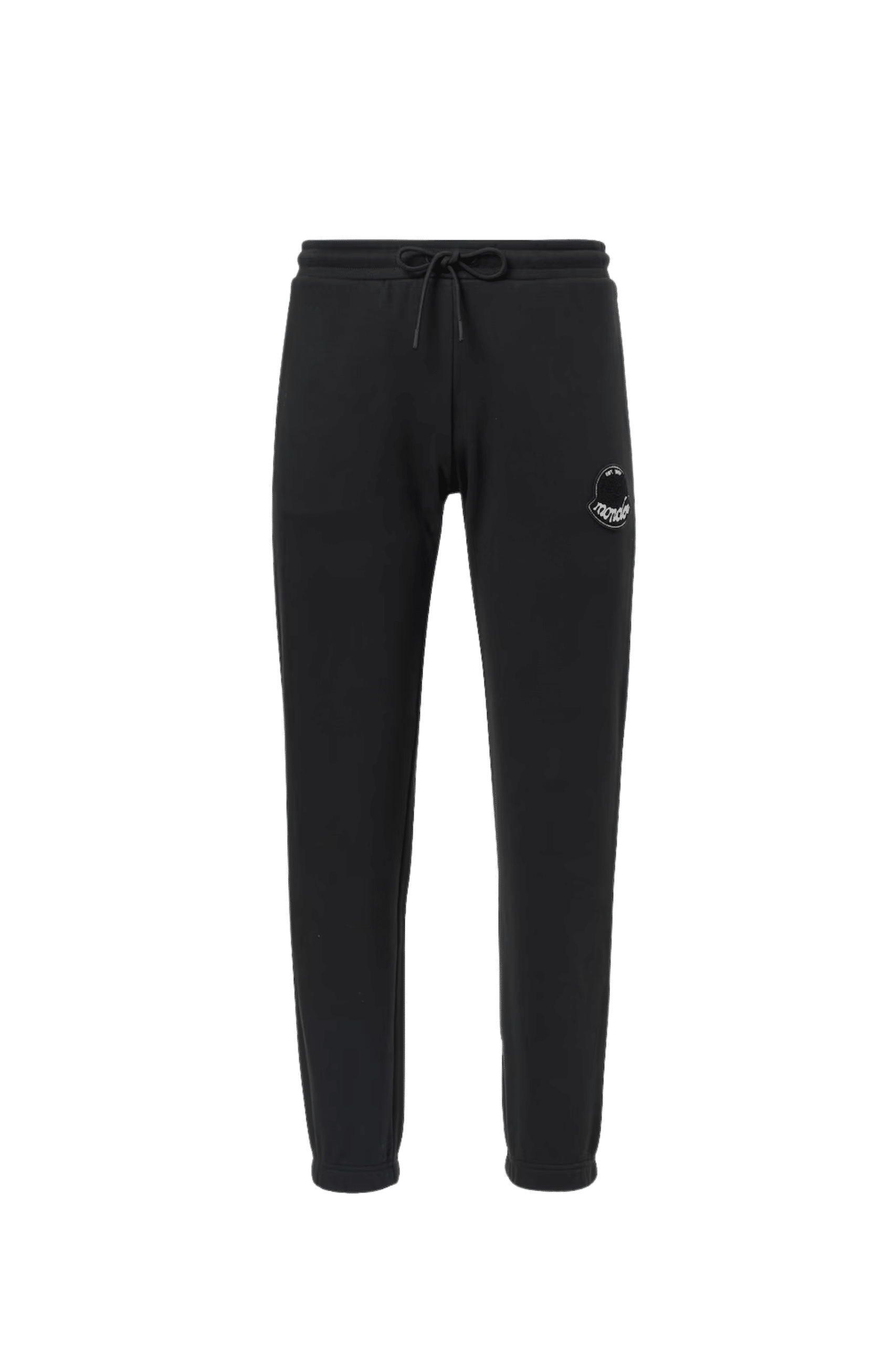 Jogging En Molleton Noir Logo