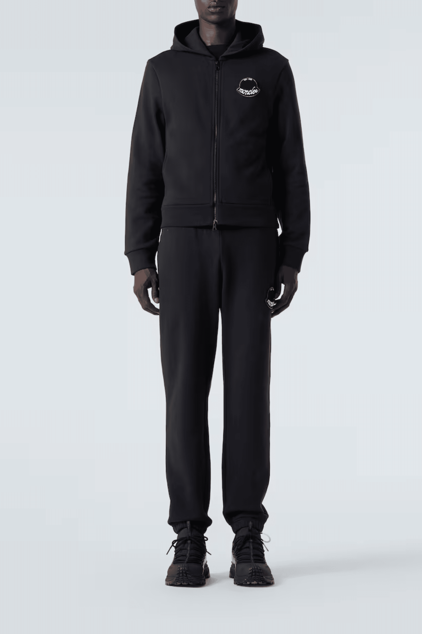 Jogging En Molleton Noir Logo – Image 4