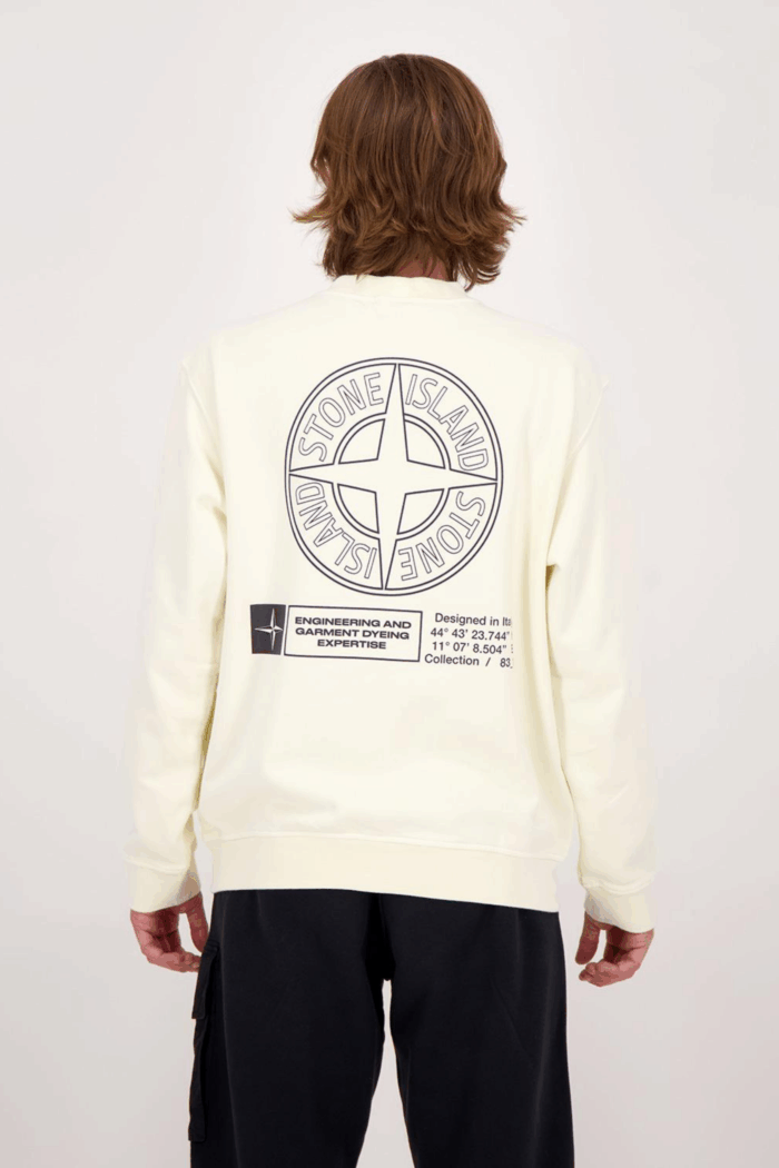 SWEAT OVERSIZE COTON IVOIRE