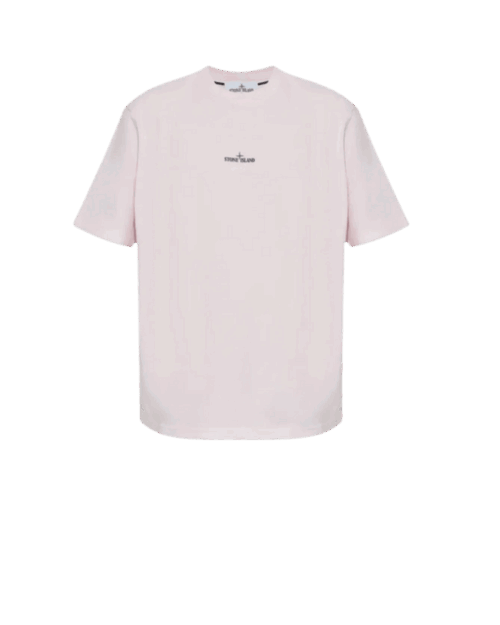 Tee-Shirt Logo Coton Rose