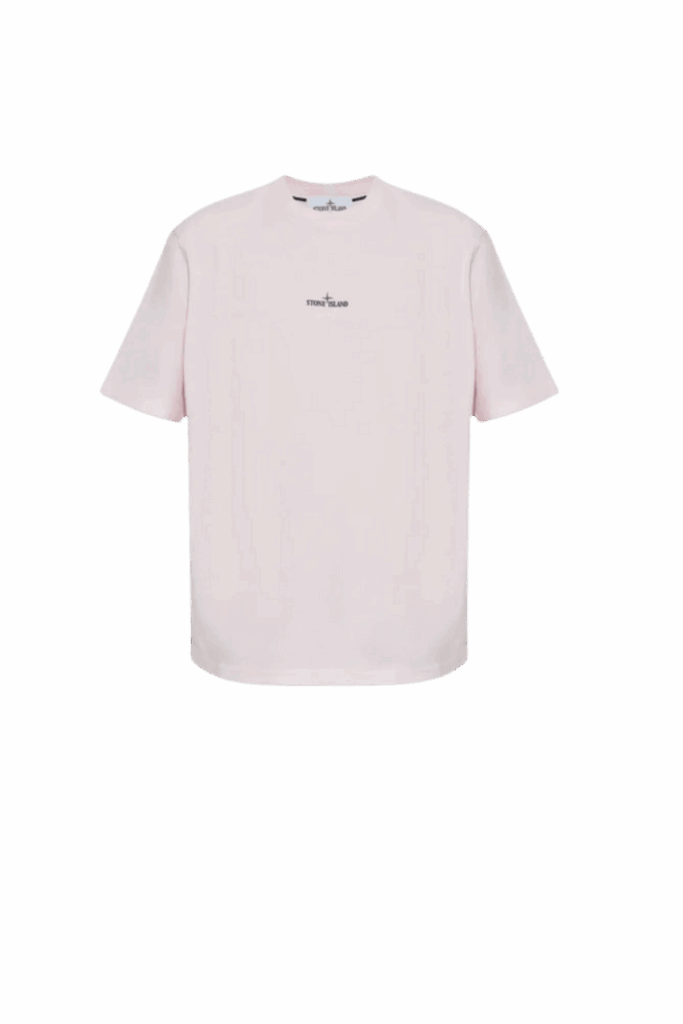 Tee-Shirt Logo Coton Rose