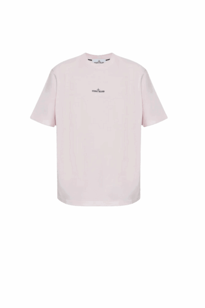 Tee-Shirt Logo Coton Rose