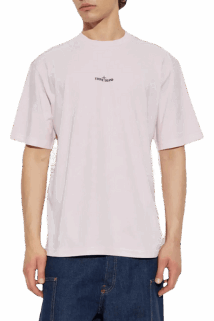 Tee-Shirt Logo Coton Rose