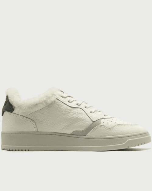 Sneakers Medalist Cuir Blanc Vert
