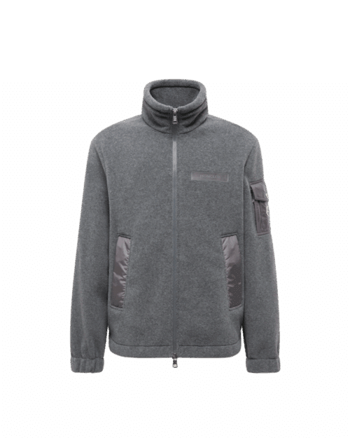 Cardigan Polaire Zippé Gris