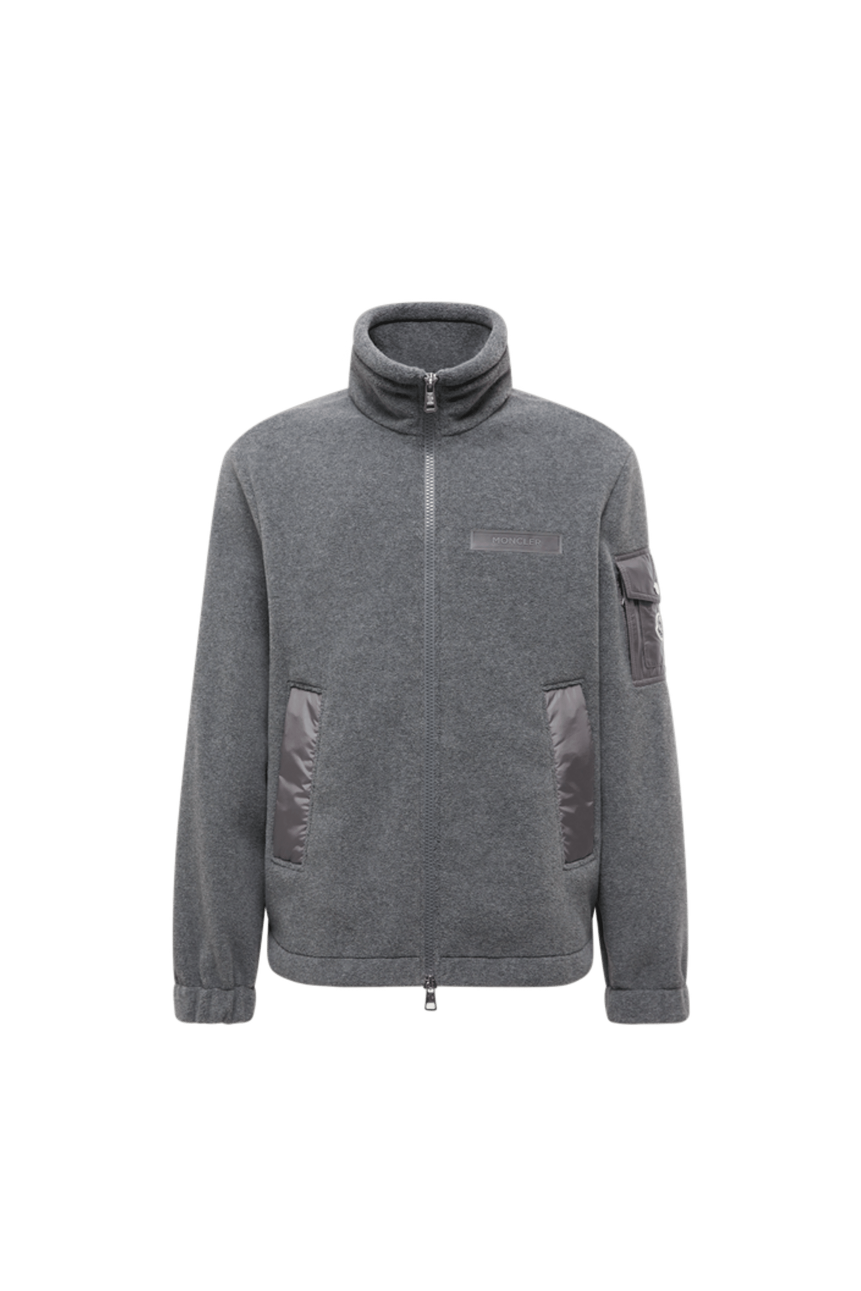 Cardigan Polaire Zippé Gris