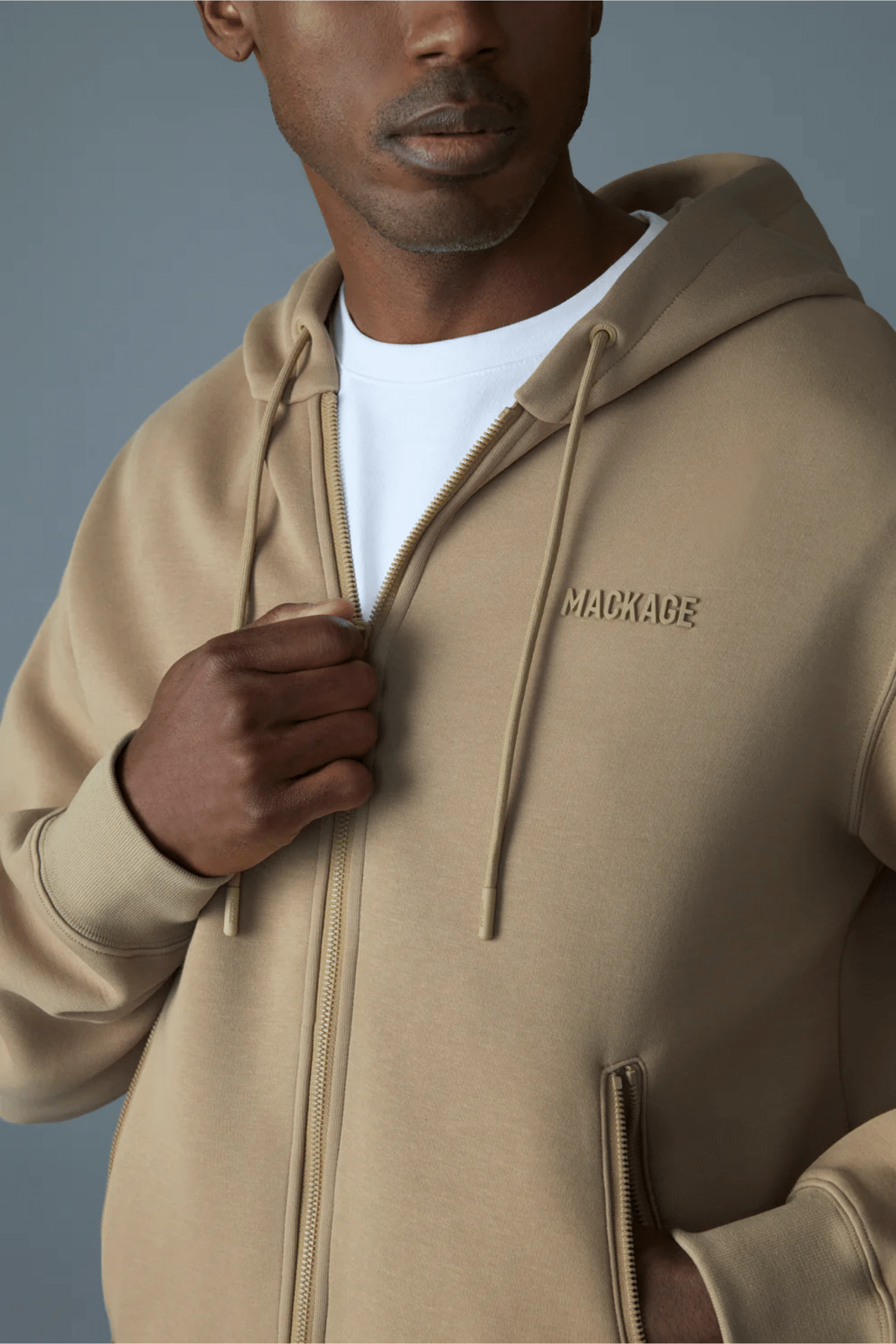 Sweat Capuche KRYSTOS Camel