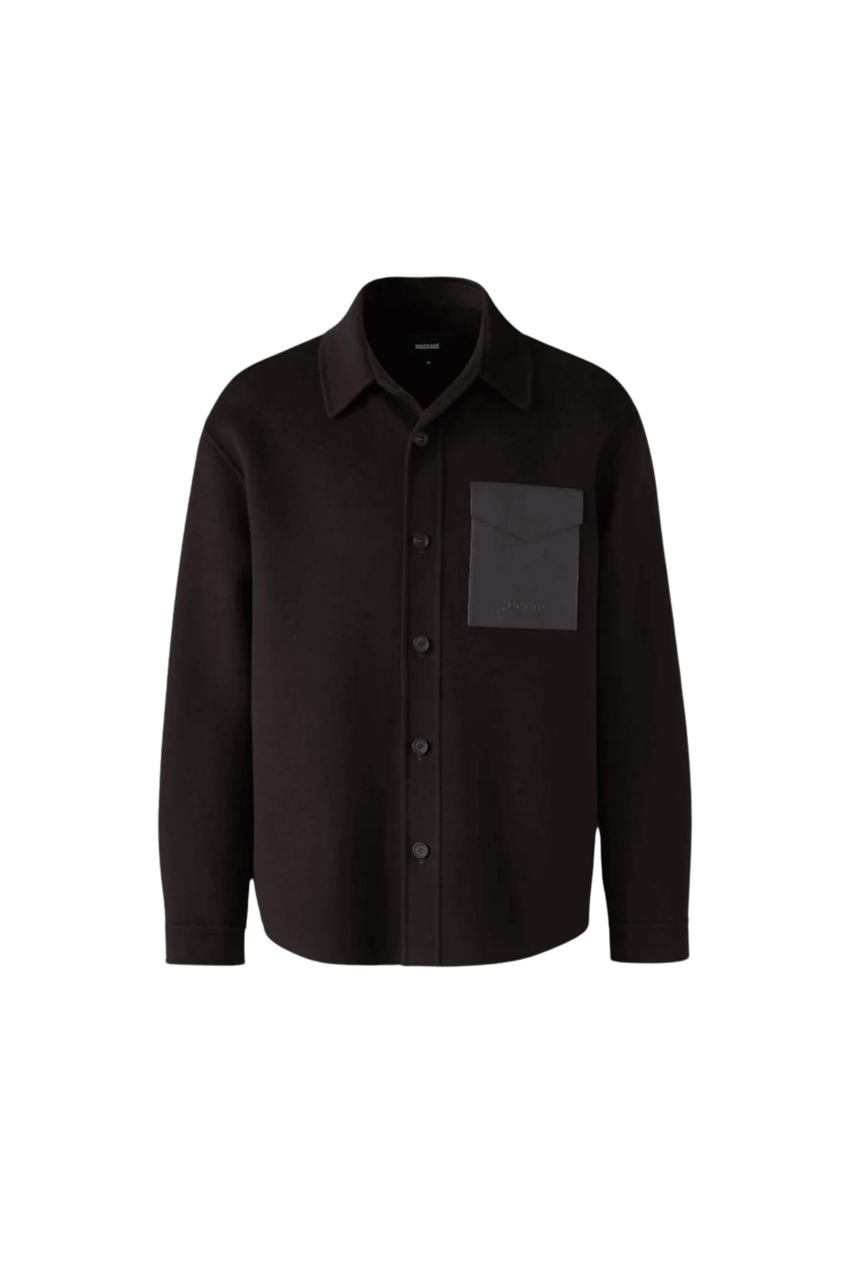 Manteau-Chemise EMMANUEL Laine Café