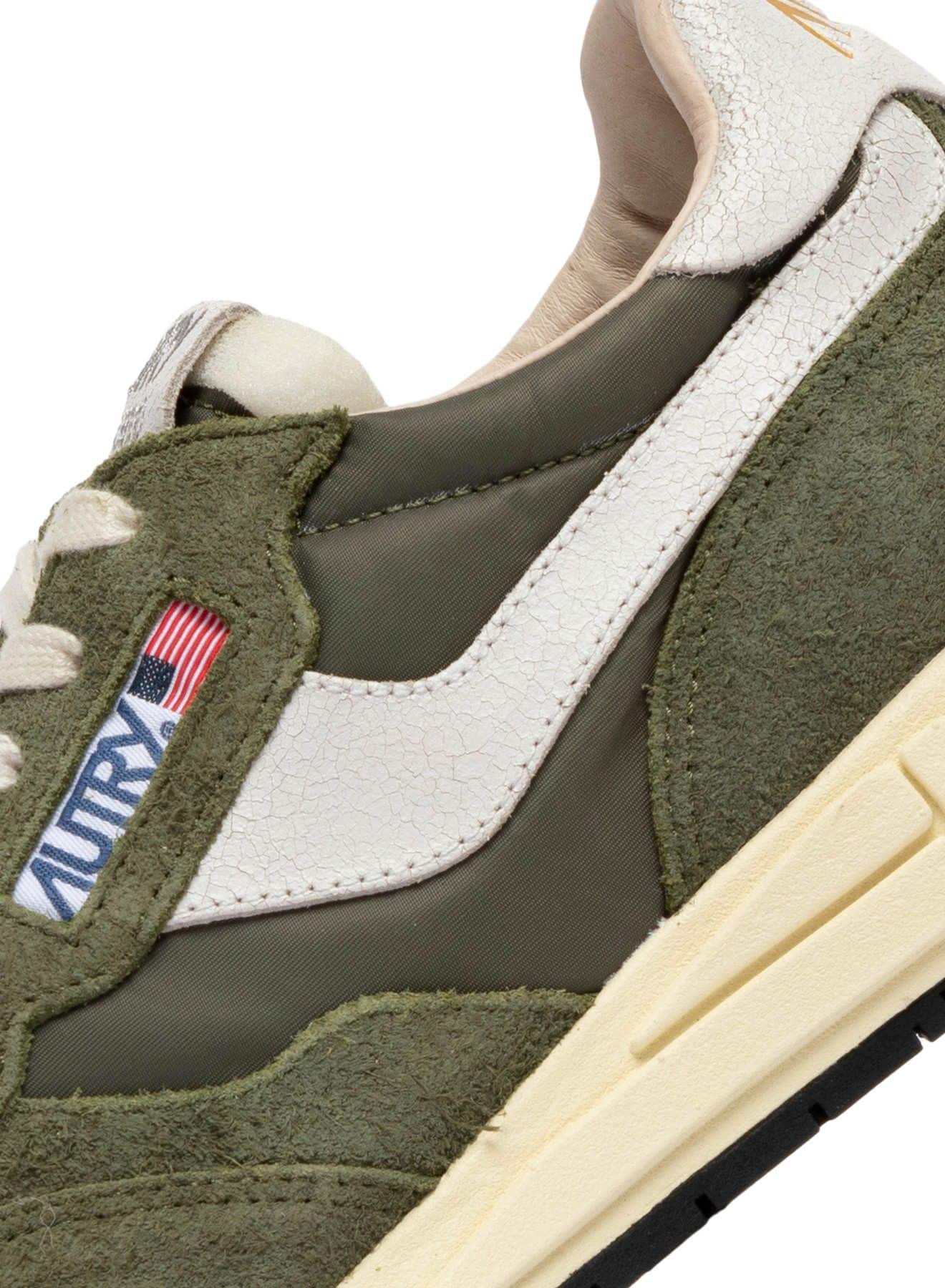 Sneakers Reelwind Daim et Nylon Sauge