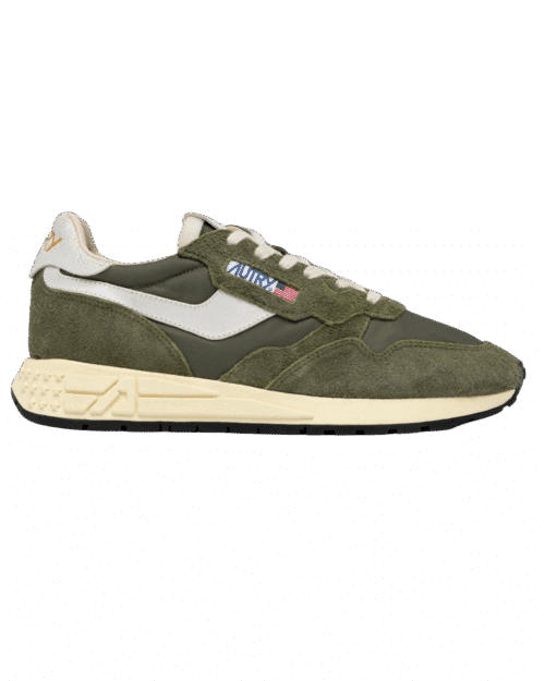 Sneakers Reelwind Daim et Nylon Sauge