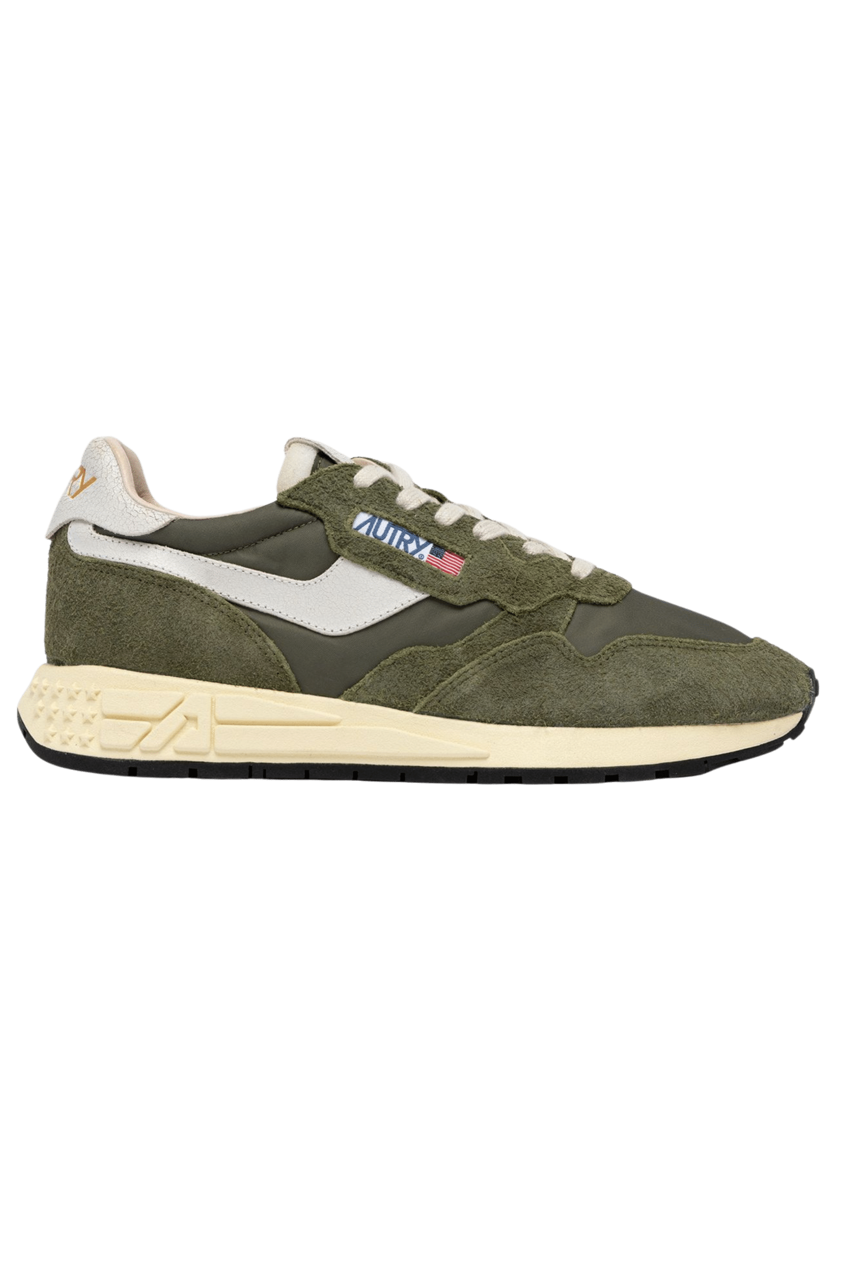 Sneakers Reelwind Daim et Nylon Sauge