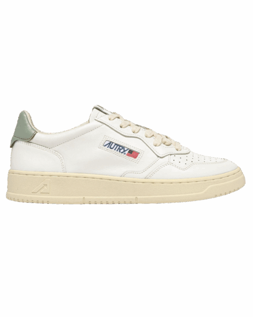 Sneakers Medalist Cuir Blanc Vert