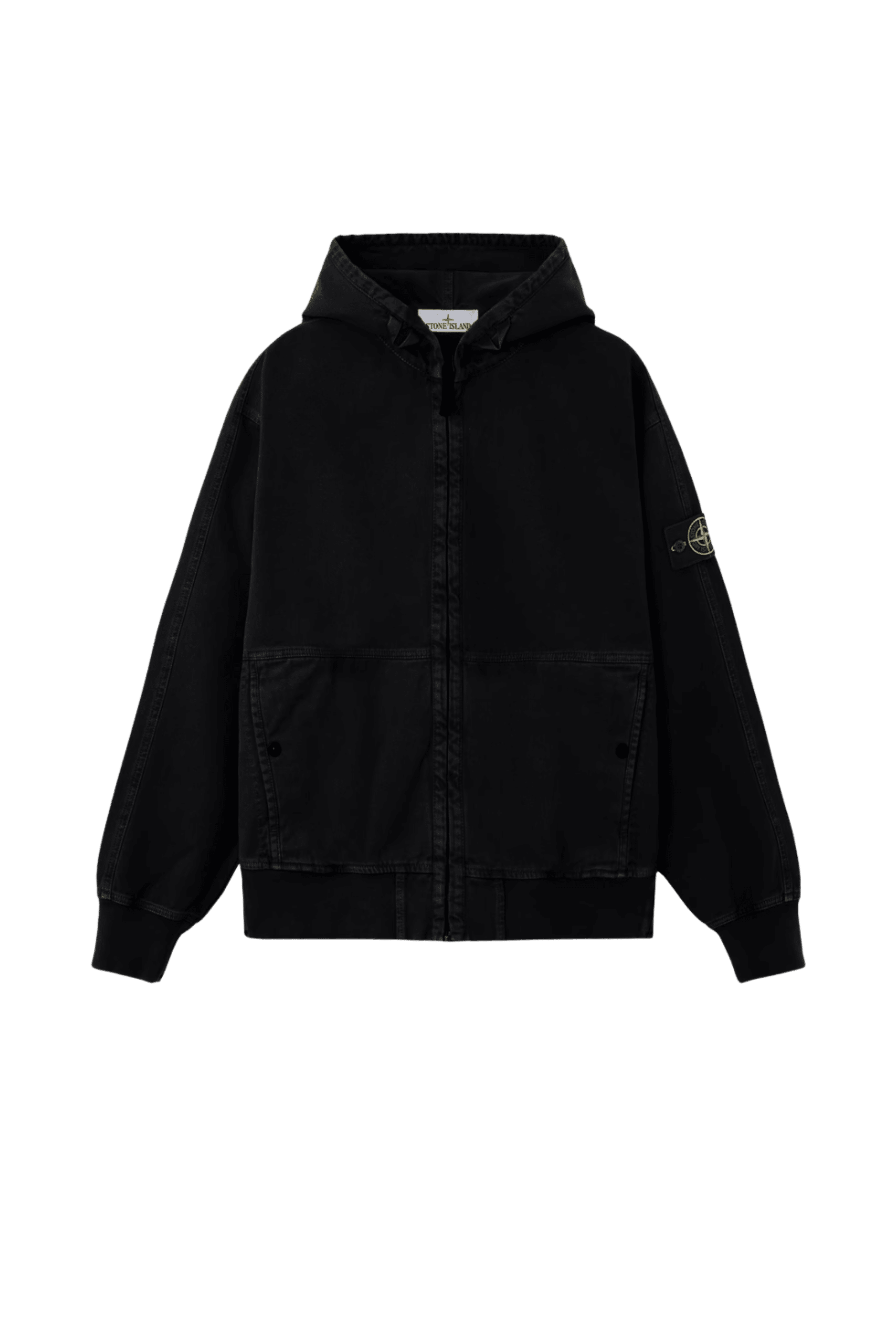 Hoodie Zippé Coton bio Noir